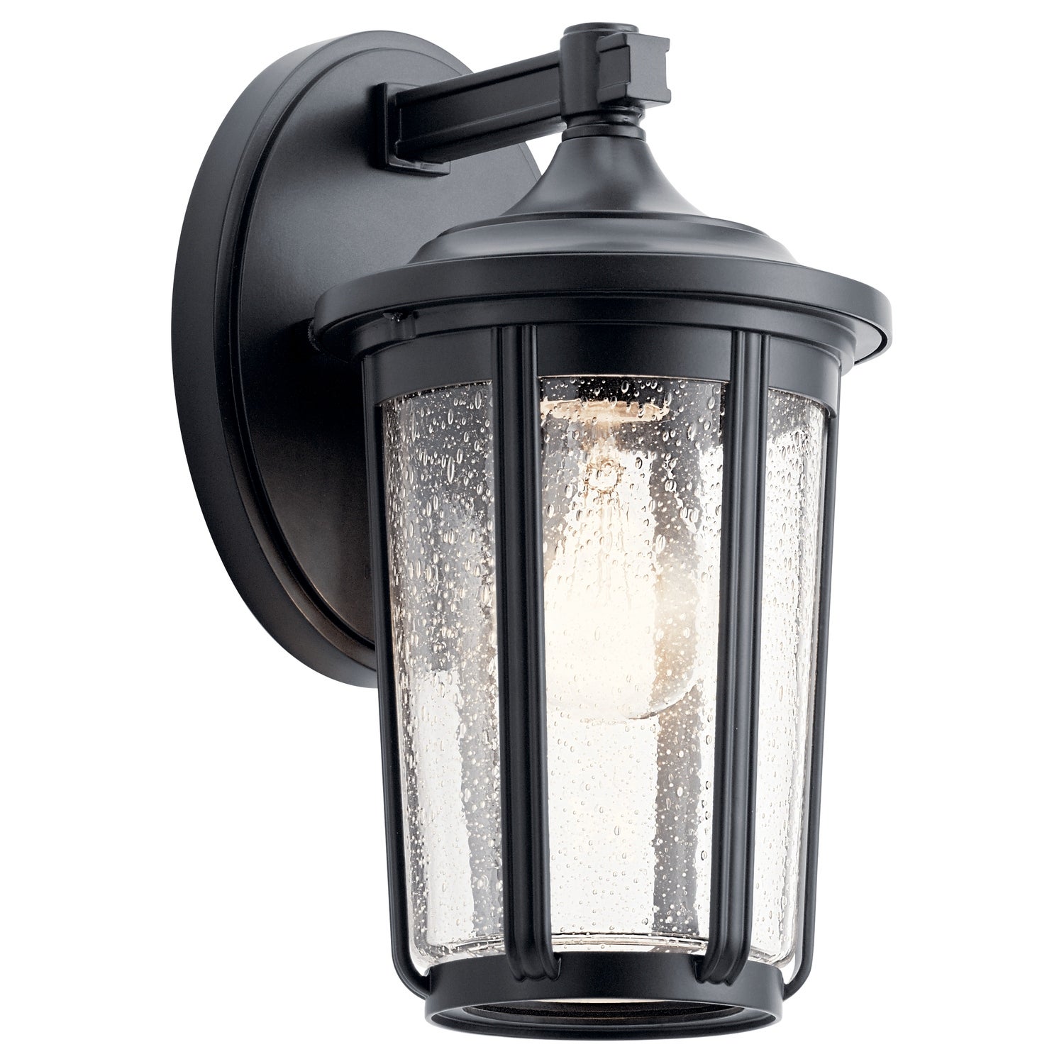 Kichler Fairfield 11 inch 1 Light Wall Light in Black Shopping - The Best Deals on Outdoor Wall Lanterns | 37143672 - Mycitystee