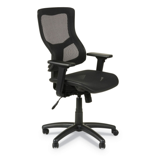 Alera Elusion II Series Suspension Mesh Mid-Back Synchro Seat Slide Chair， Supports 275 lb， 18.11