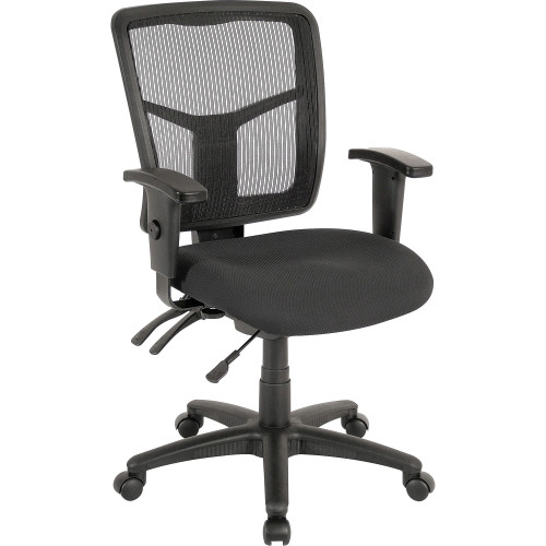 Lorell ErgoMesh Series Managerial Mid-Back Chair (86201) - Mycitystee