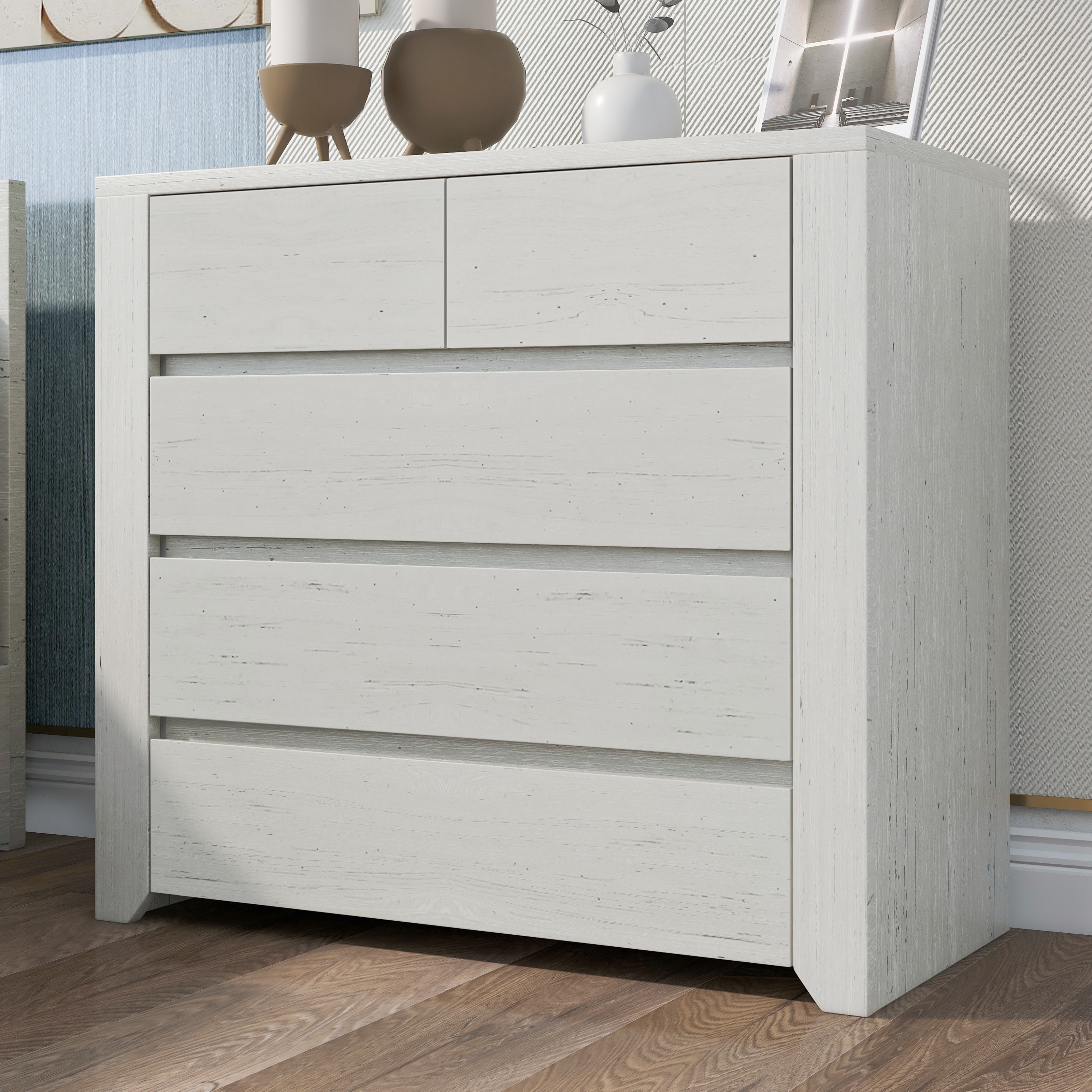Manufacture Wood Chest with Five Drawers Large Storage Space - - 37857520 - Mycitystee