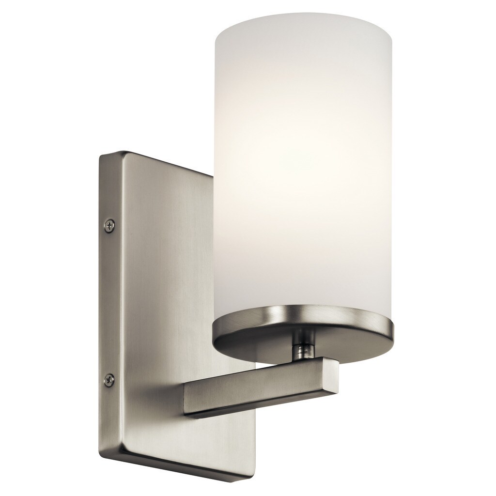Strick and Bolton Kole 1-light Brushed Nickel Wall Sconce - Mycitystee