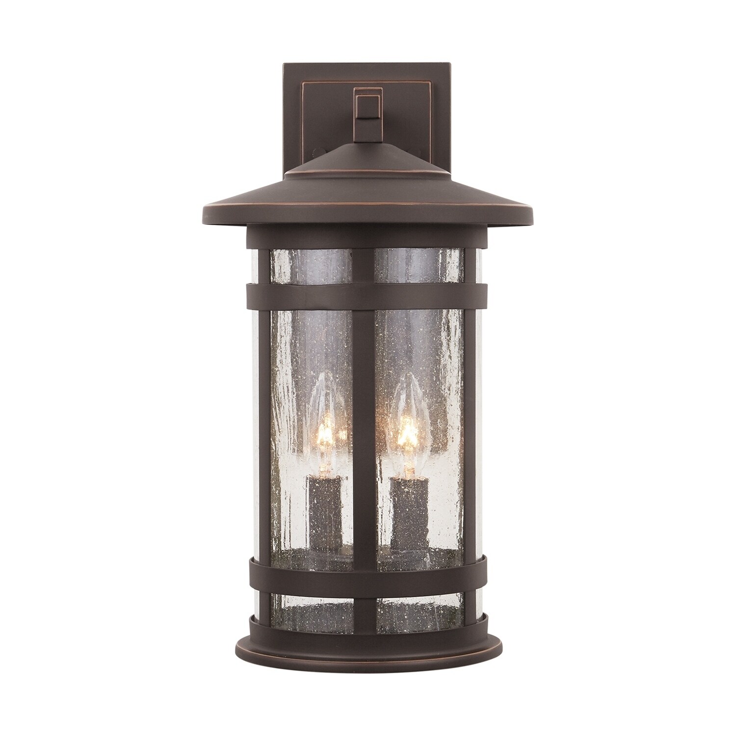 Mission Hills 2-light Oiled Bronze Outdoor Wall Lantern Shopping - The Best Deals on Outdoor Wall Lanterns | 33645099 - Mycitystee