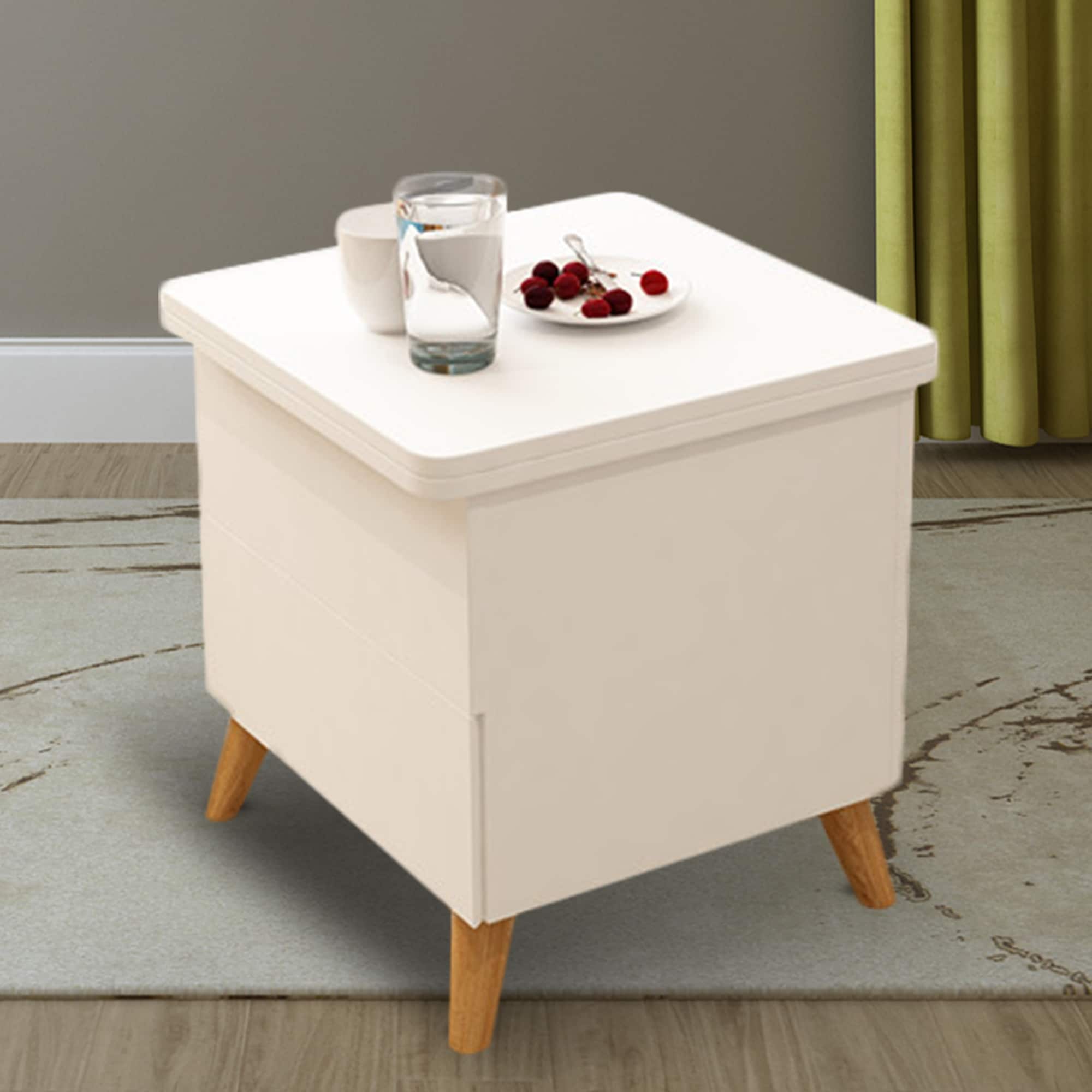 JASIWAY Modern Lift Top Coffee Table with Storage Drawers - Mycitystee