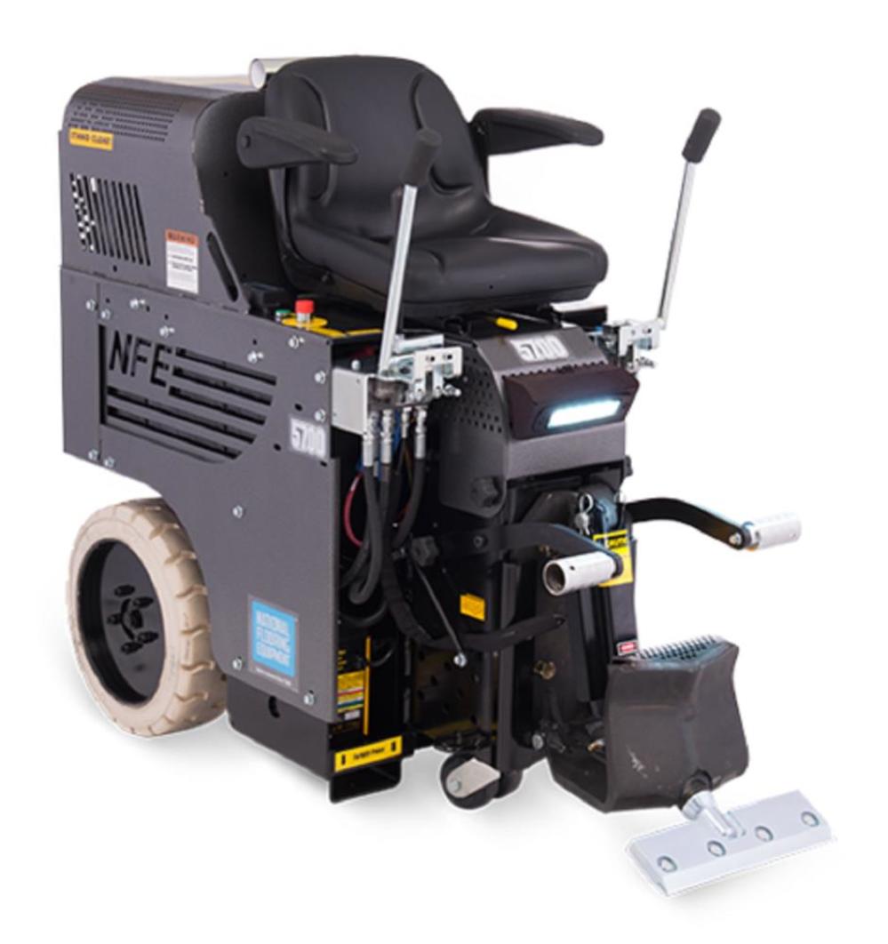 Battery Powered Ride On Scrapper with Manual Lift - Mycitystee