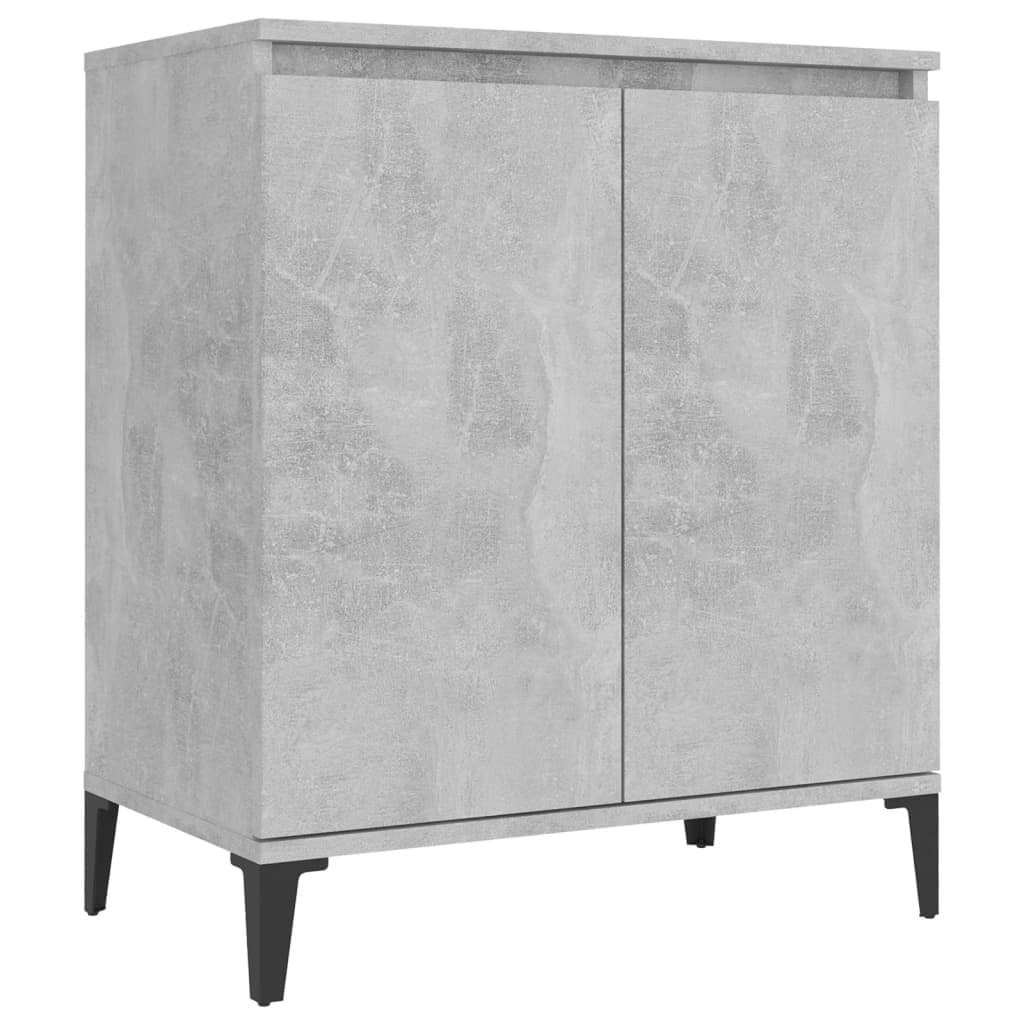 vidaXL Sideboard Concrete Gray 23.6