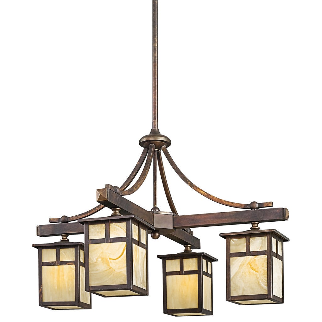 Kichler Lighting Alameda Collection 4-light Canyon View Indoor/Outdoor Chandelier - Mycitystee