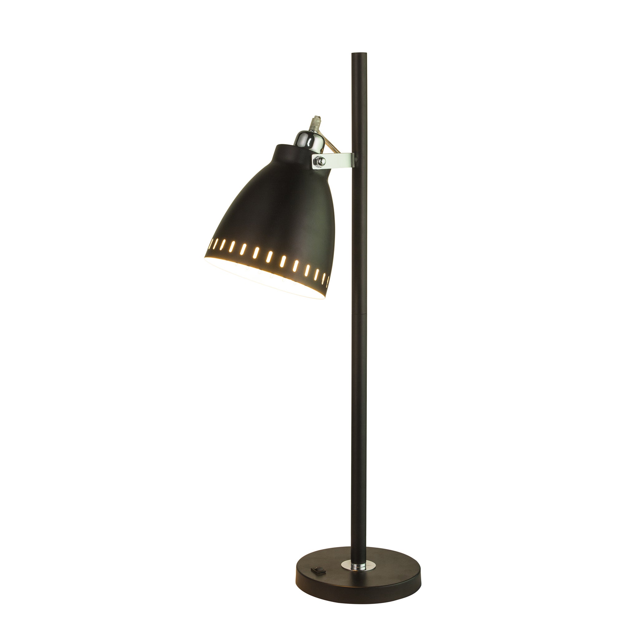 Fangio Lightings #1416BLK 30-inch Metal Tree Table Lamp in Matte Black - Mycitystee