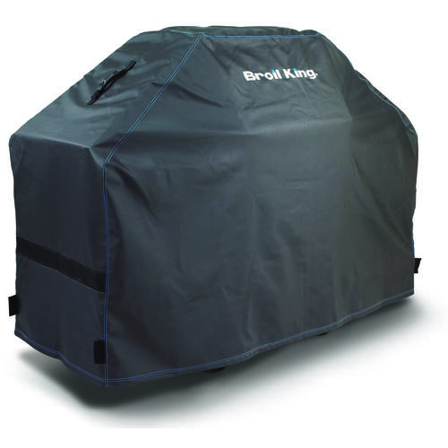 Broil King 68487 Grill Cover， 21-1/2 in W， 46 in H， Polyester/PVC， Black - Mycitystee