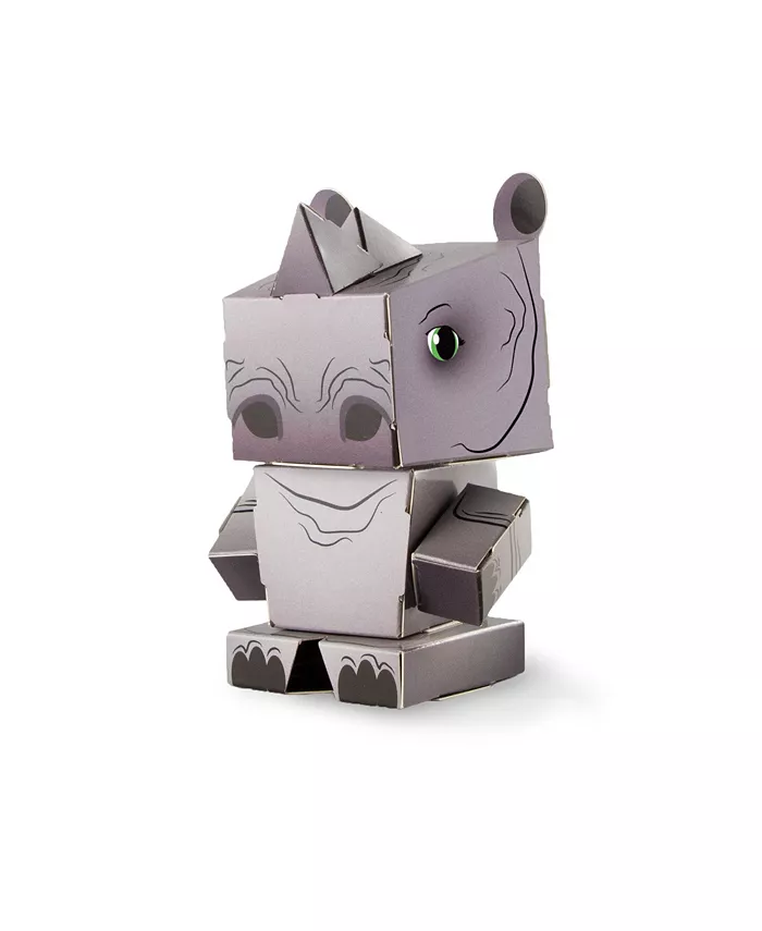 Cubles Rhino - A Safari original Buildable 3D STEM Toy - Mycitystee