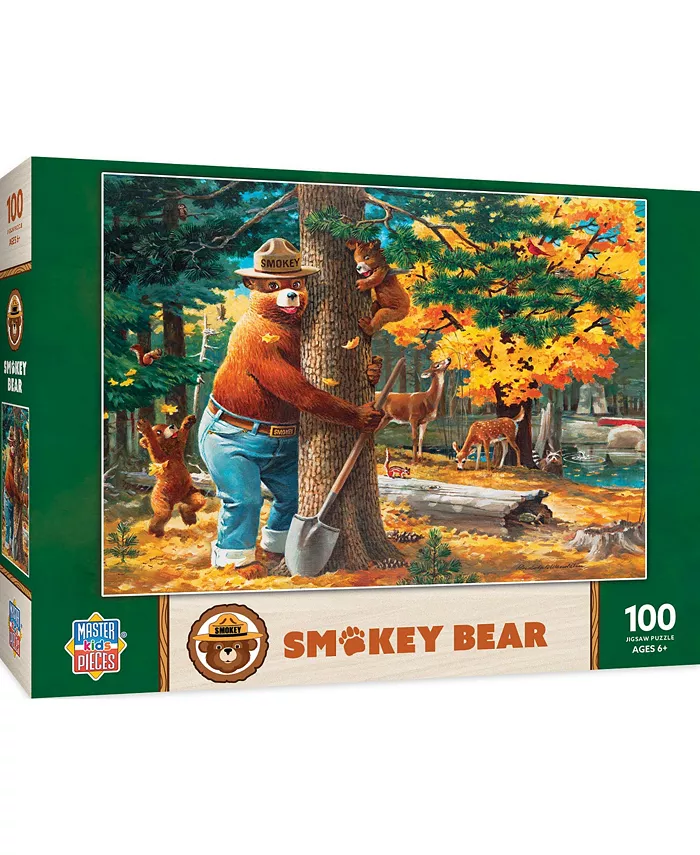 MasterPieces Puzzles Smokey Bear 100 Piece - Kids Jigsaw Puzzle by MasterPieces - Mycitystee