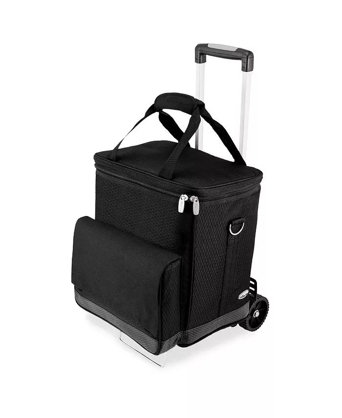 Oniva Legacyandreg by Picnic Time Cellar 6-Bottle Wine Carrier Cooler Tote with Trolley - Mycitystee