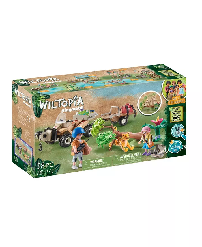 PLAYMOBIL Wiltopia Animal Rescue Quad - Mycitystee