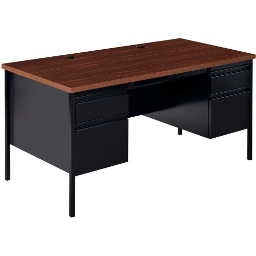Lorell Fortress Series Double-Pedestal Desk (60927) - Mycitystee