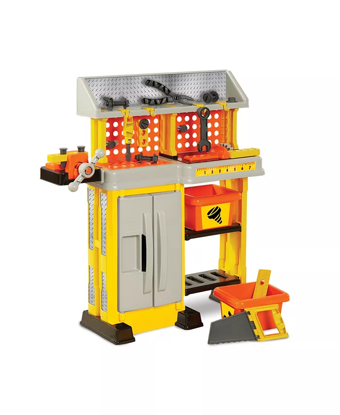 Amloid Imagine That Little Builder Work Bench， 28 Pieces - Mycitystee