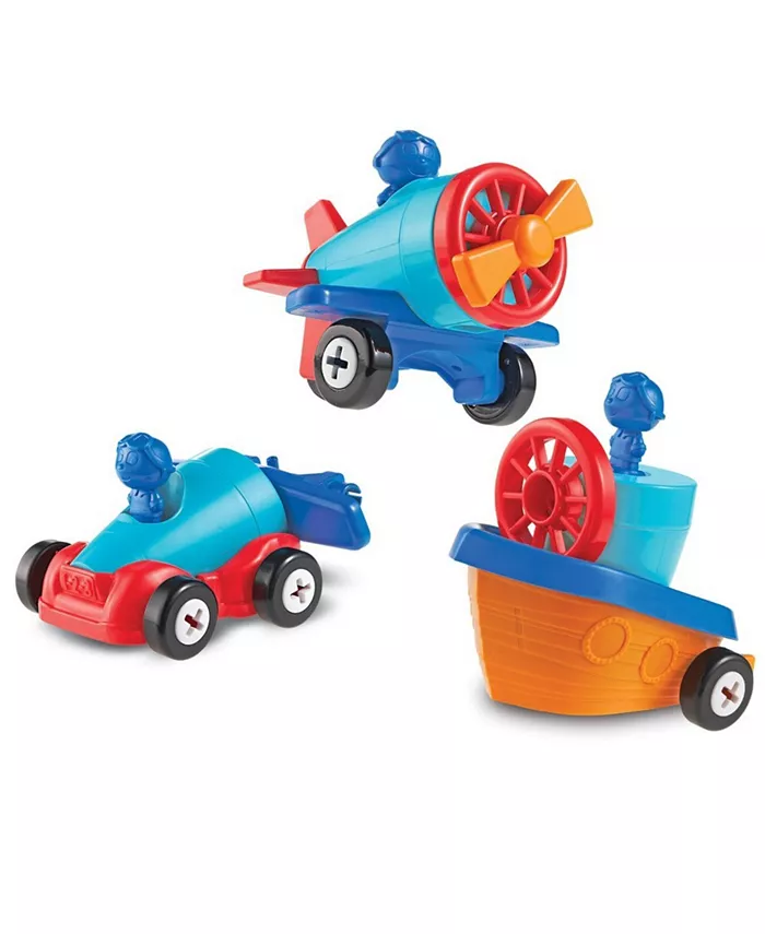 Areyougame Learning Resources Learning Essentials - 1-2-3 Build It Car-Plane-Boat - Mycitystee