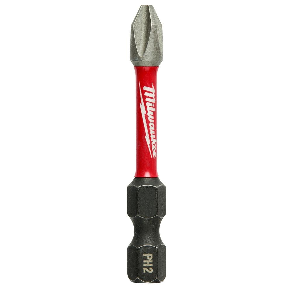 Milwaukee SHOCKWAVE 2 in. Impact Phillips #2 Power Bits (15-Piece Contractor Pack) 48-32-5004 from Milwaukee - Mycitystee