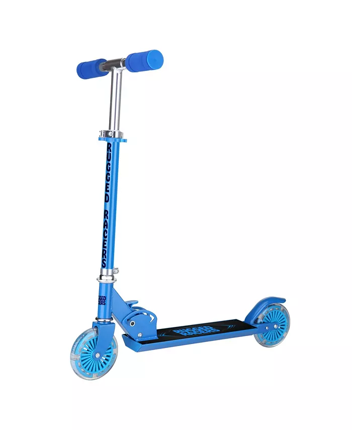 Rugged Racers 2-Wheel Foldable Kids Scooter - Mycitystee