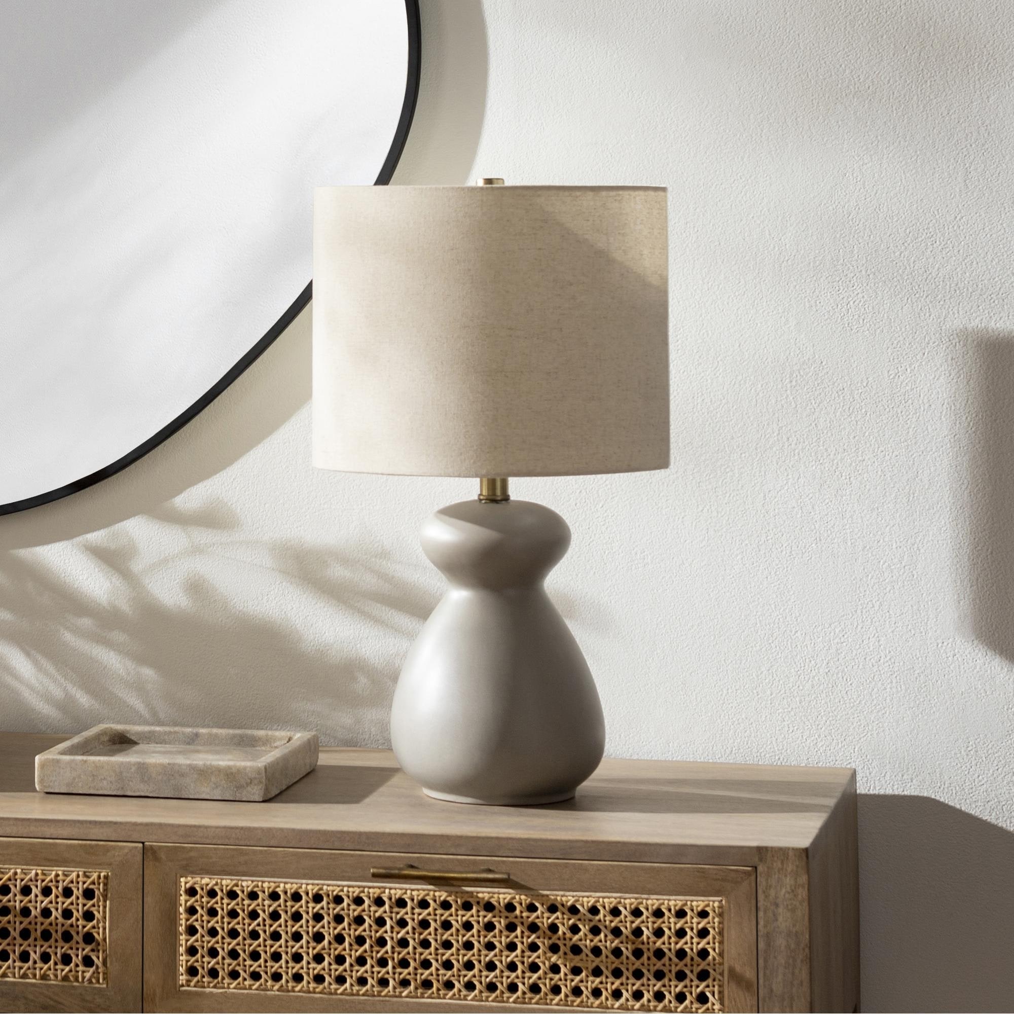 Pyrland Glazed Ceramic Table Lamp - 21
