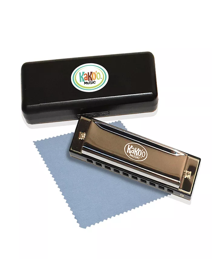 KaKo'o Music Classic Silver Metal Harmonica - Mycitystee