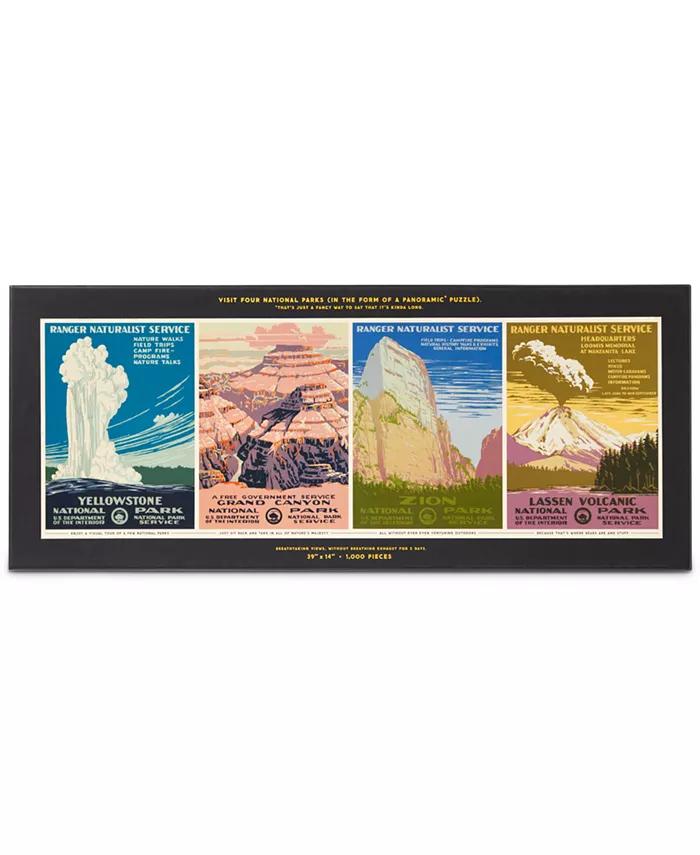Galison Panoramic Puzzle National Parks 1000-Pc. Puzzle - Mycitystee