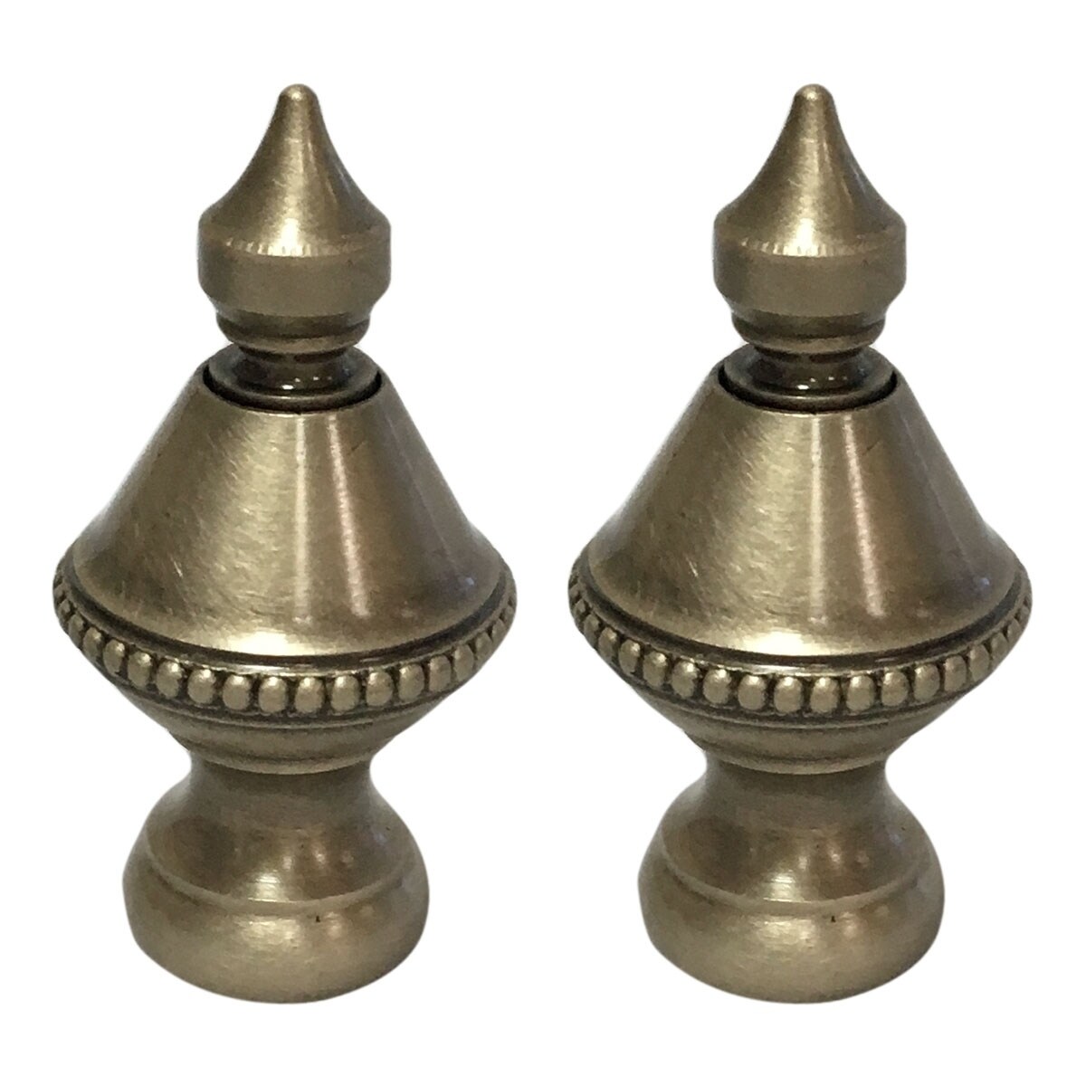 Royal Designs Pointed Urn Lamp Finial for Lamp Shade， Set of 2 - Mycitystee