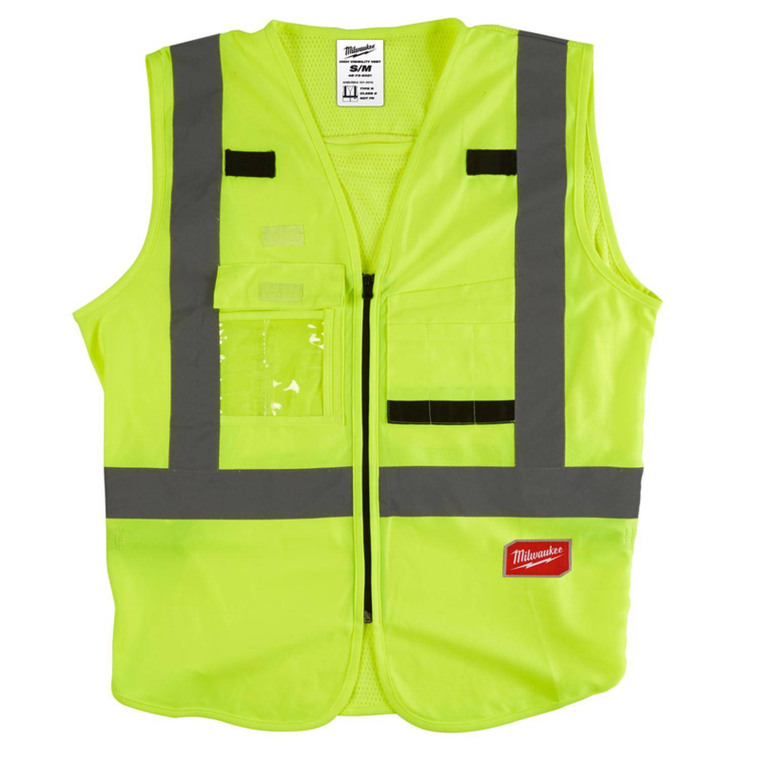 Milwaukee Safety Vest High Visibility Yellow L/XL - Mycitystee
