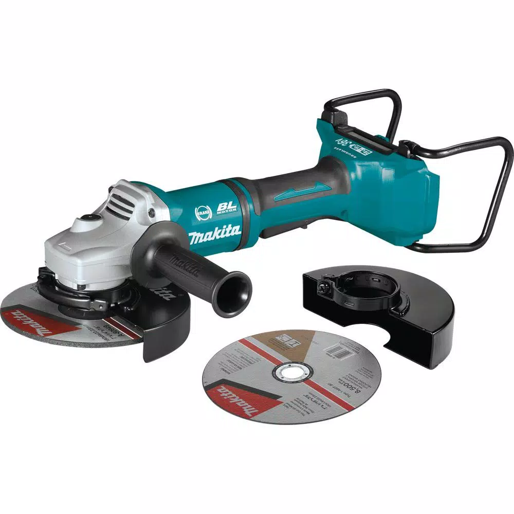 Makita 18-Volt X2 LXT Lithium-Ion 36V Brushless Cordless 7 in. Paddle Switch Cut-Off/Angle Grinder w/ Electric Brake Tool Only and#8211; XDC Depot - Mycitystee