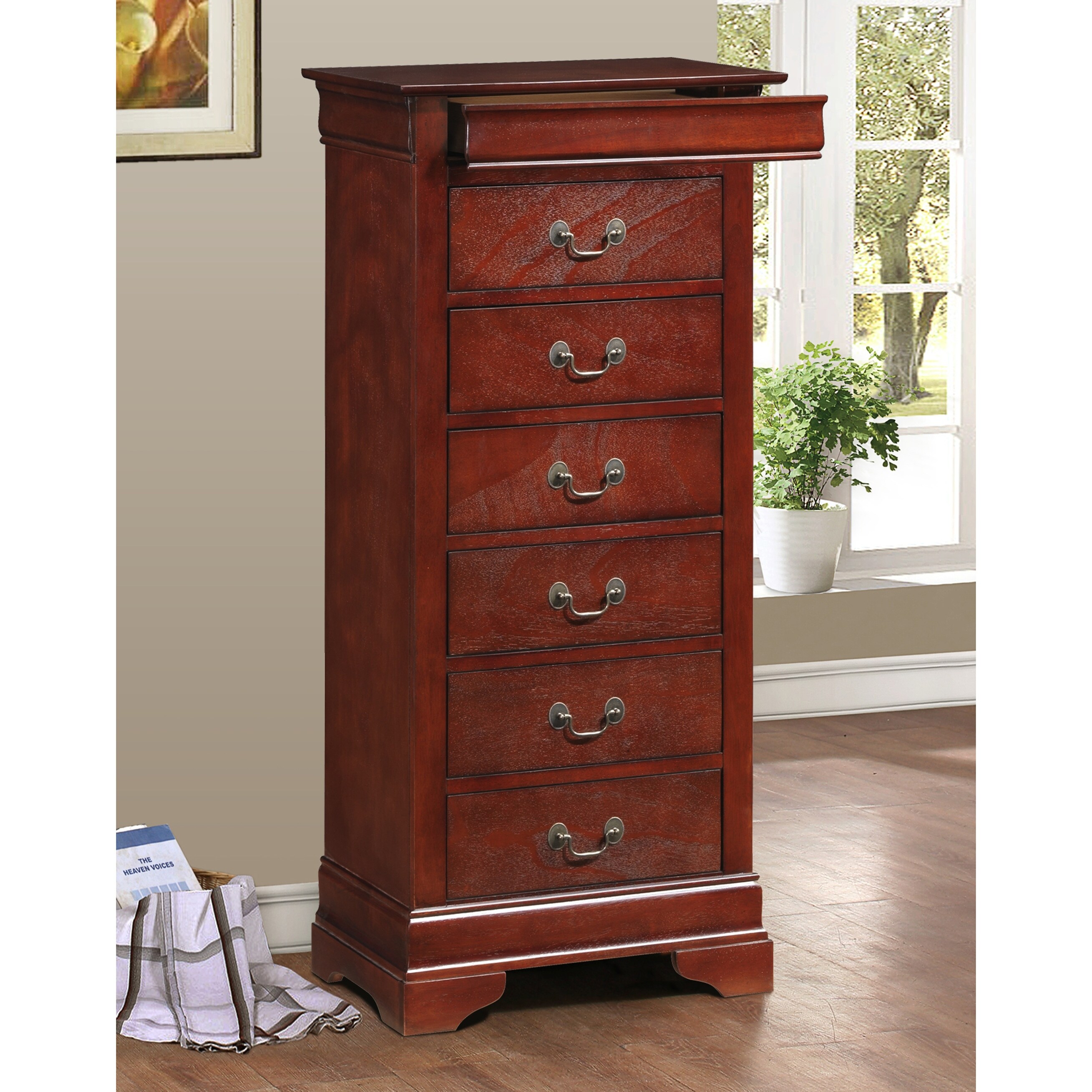 Copper Grove Aibling Cherry 7-drawer Lingerie Chest - - 27995632 - Mycitystee
