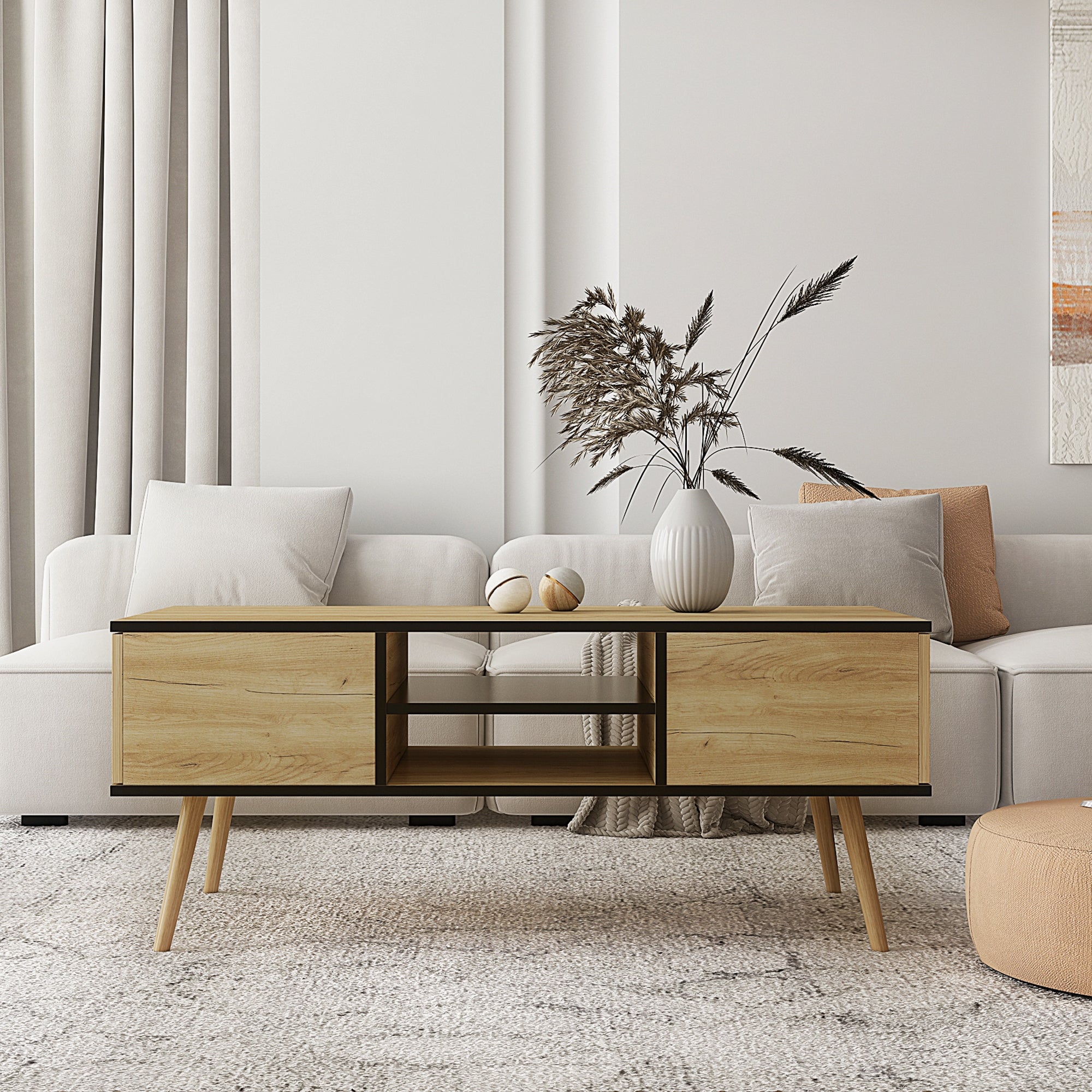 Coffee table，large storage space - Mycitystee