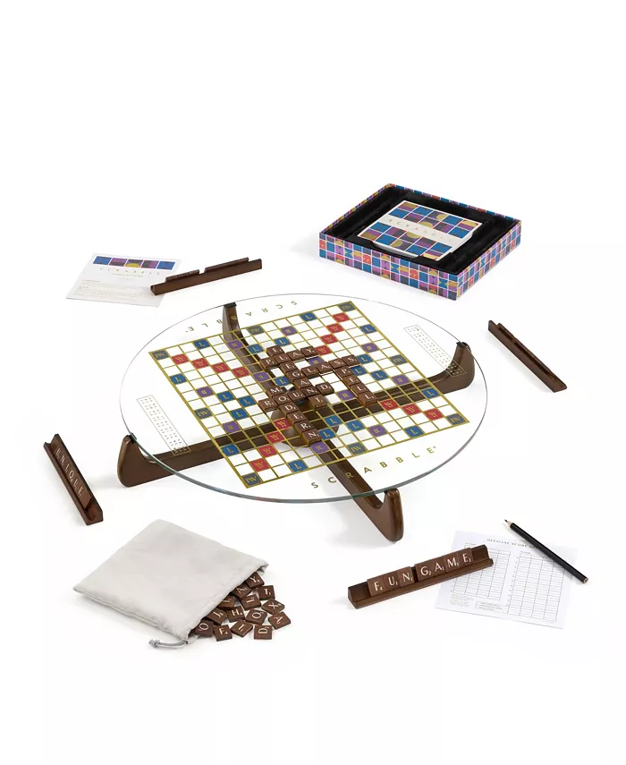 WS Game Company Scrabble Prisma Glass Edition - Mycitystee