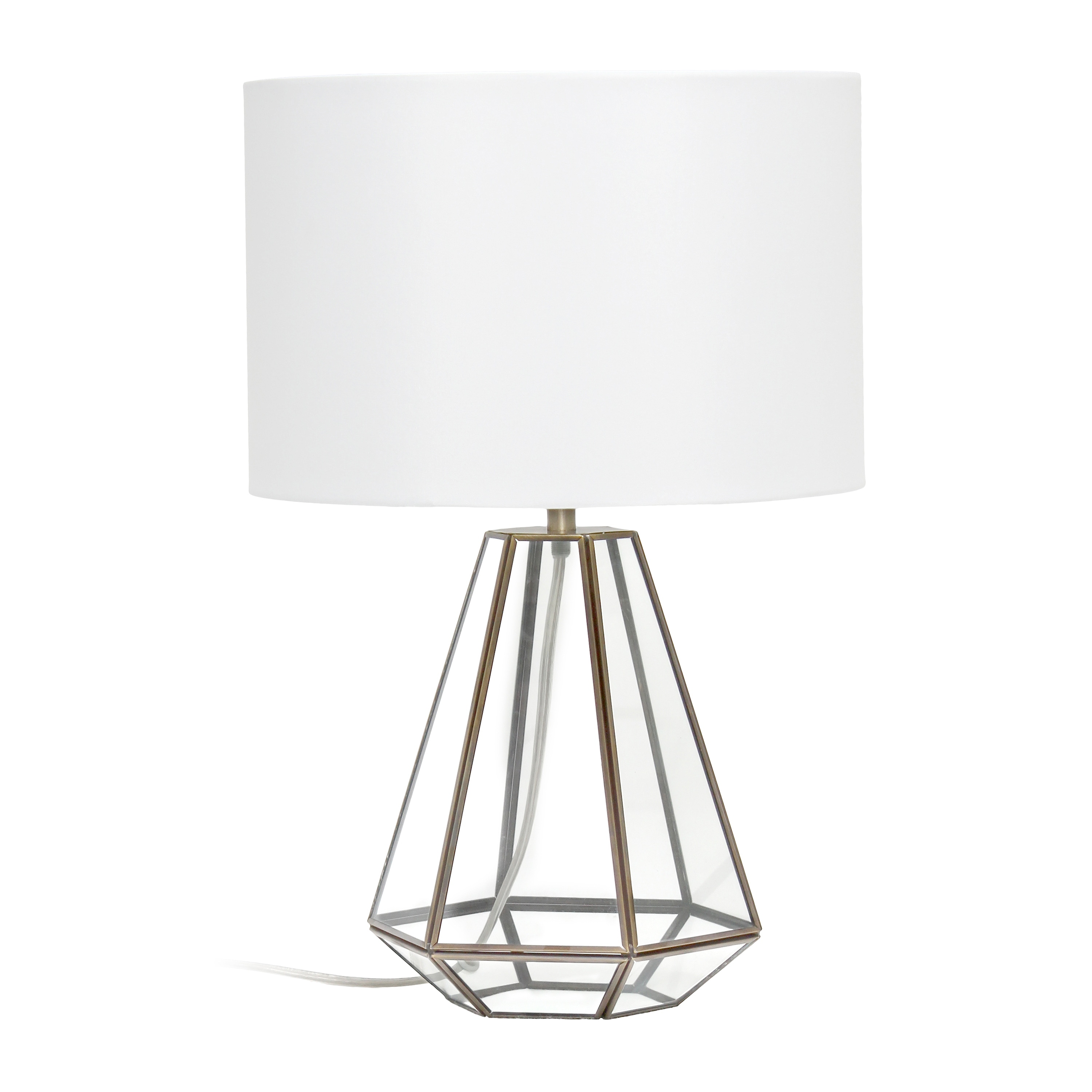 Lalia Home Transparent Triagonal Table Lamp - Mycitystee
