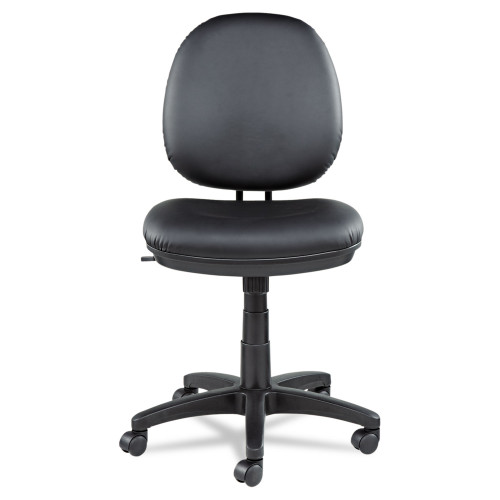 Alera Interval Series Swivel/Tilt Task Chair， Bonded Leather Seat/Back， Up to 275 lb， 18.11