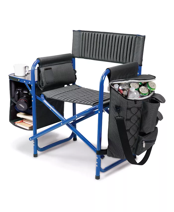 Oniva by Picnic Time Blue Fusion Backpack Chair with Cooler - Mycitystee