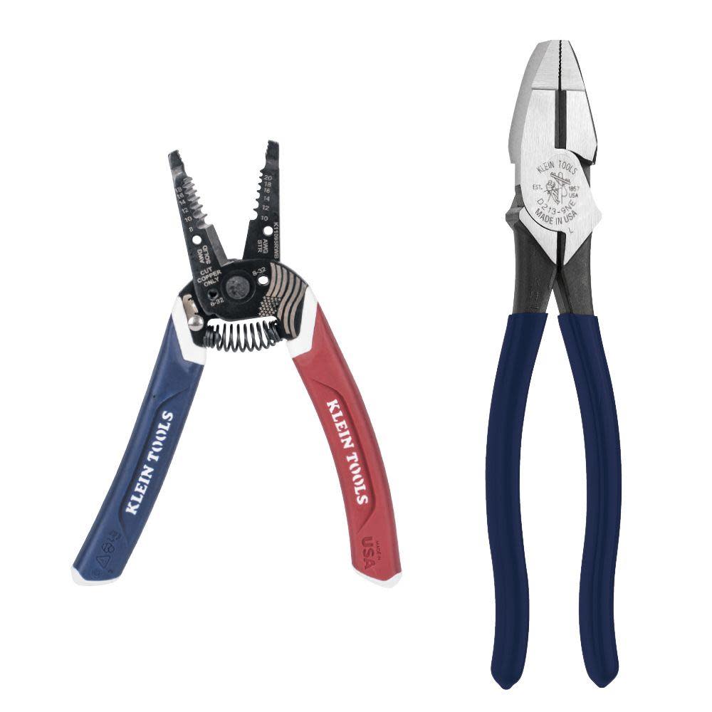 Klein Tools Lineman Plier Stripper Kit 2pc 94155 from Klein Tools - Mycitystee