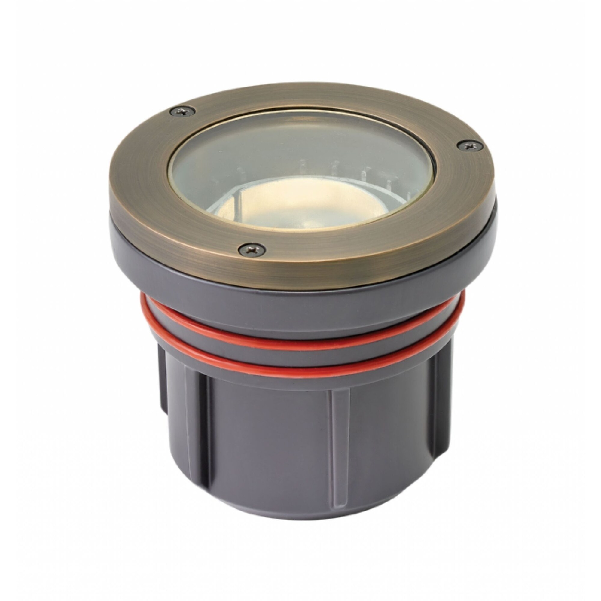 Hinkley Landscape 12 Watt Flat Top Well Light - Brown - Mycitystee
