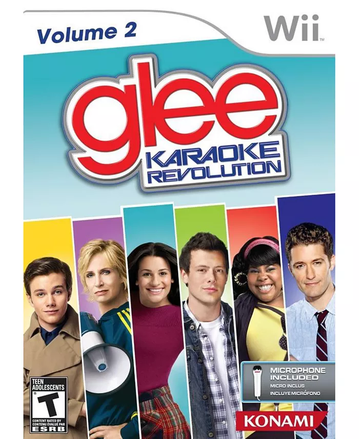 KONAMI Karaoke Revolution Glee: Volume 2 Bundle WII - Mycitystee