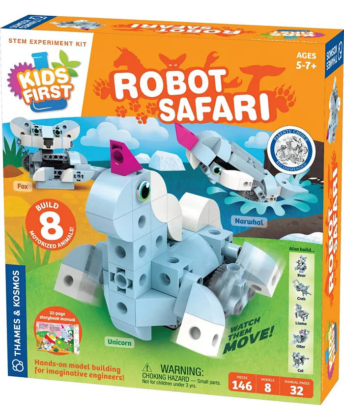 Thames Kosmos Kids First - Robot Safari - Introduction To Motorized Machines - Mycitystee