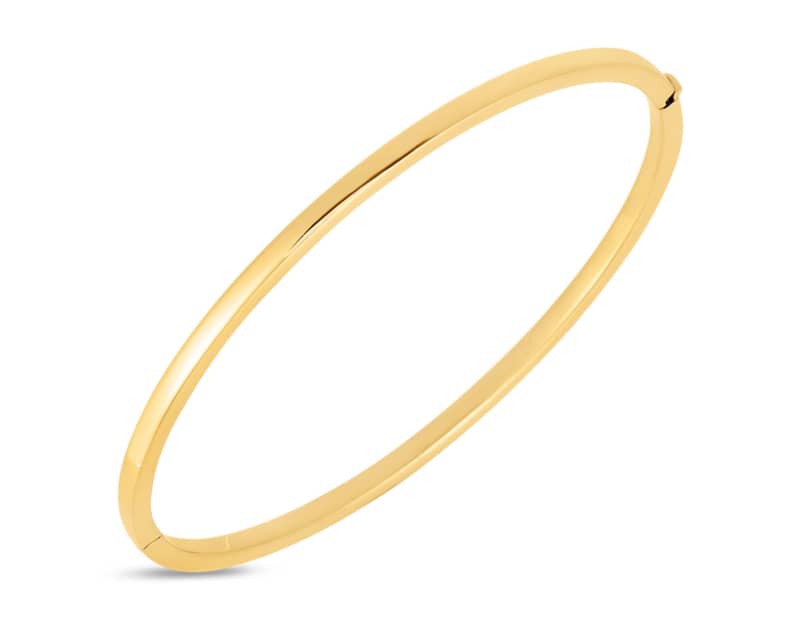 Roberto Coin 18K Yellow Gold Oval Bangle - Mycitystee