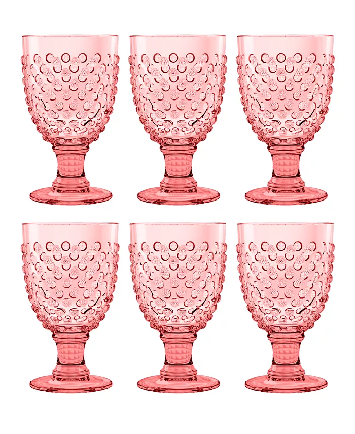 TarHong Hobnail Goblet  Set of 6 - Mycitystee