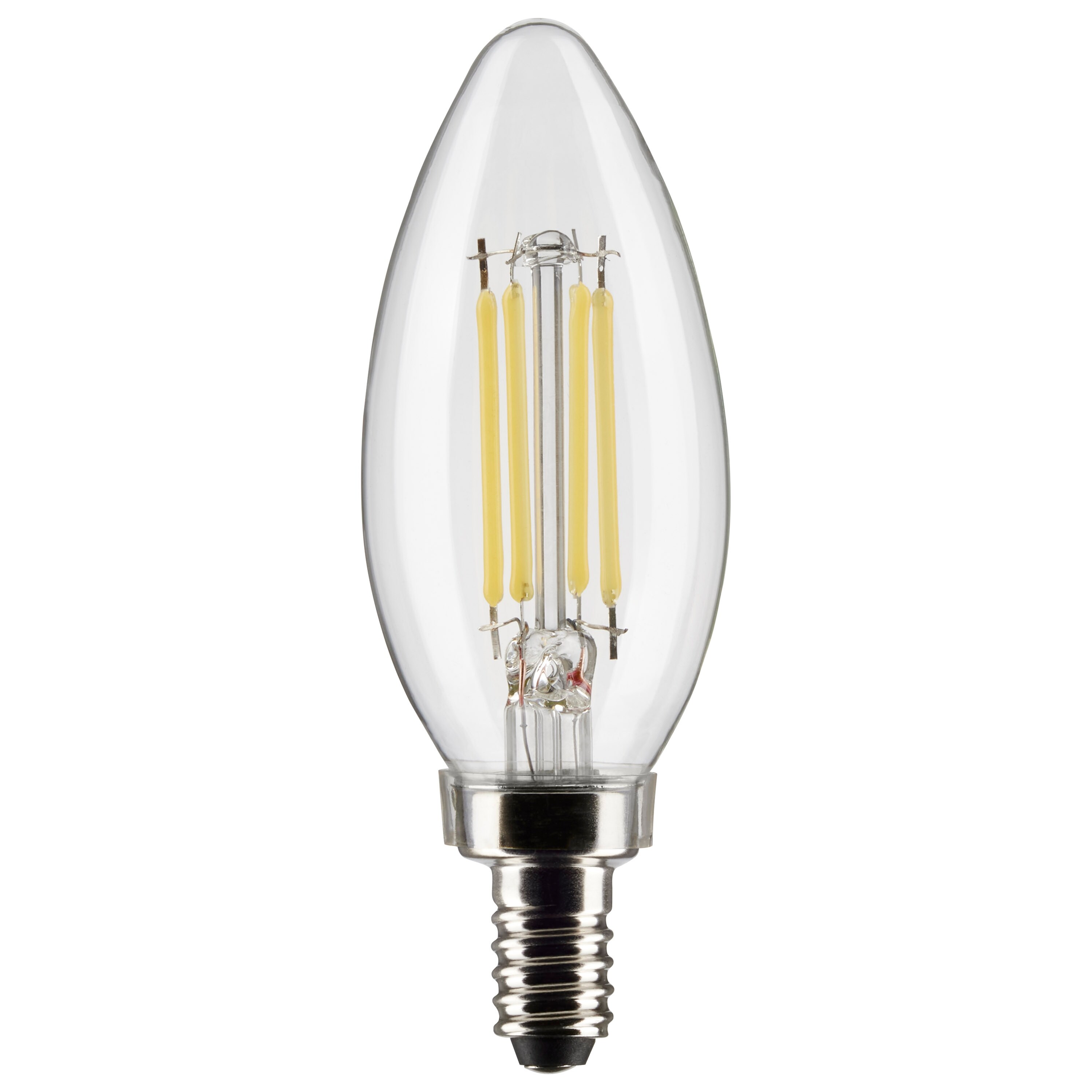 5.5 Watt B11 LED - Clear - Candelabra base - 90 CRI - 3000K - 120 Volt - Mycitystee