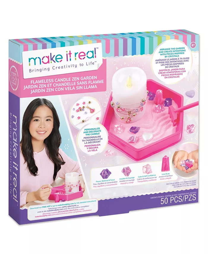 Make It Real Flameless Candle Zen Garden - Mycitystee