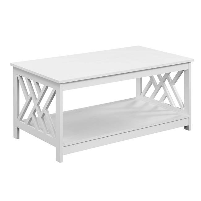Titan Coffee Table with Shelfand#44 - Mycitystee