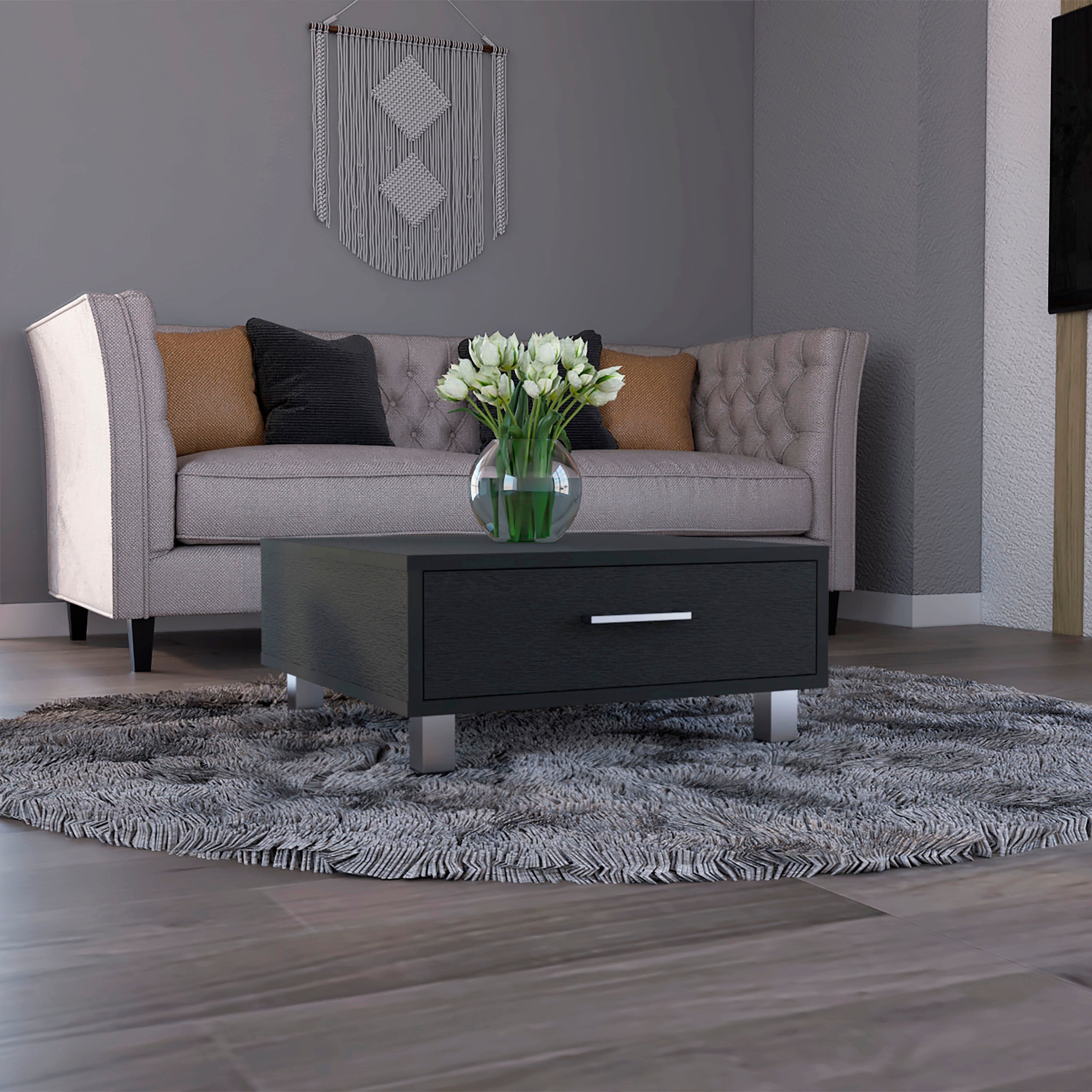 Being Coffee Table with Drawer and 4 Legs - Mycitystee