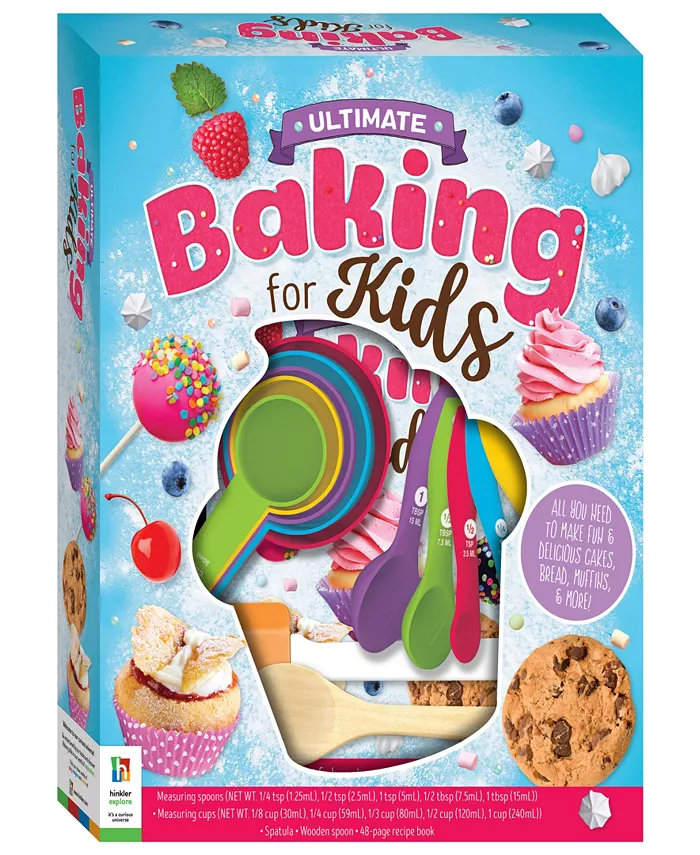 Hinkler Ultimate Baking For Kids Kit Cookbooks For Kids Cooking With Children Baking Utensils And Guides Children's Hobbies Learn To Bake Baking For K - Mycitystee