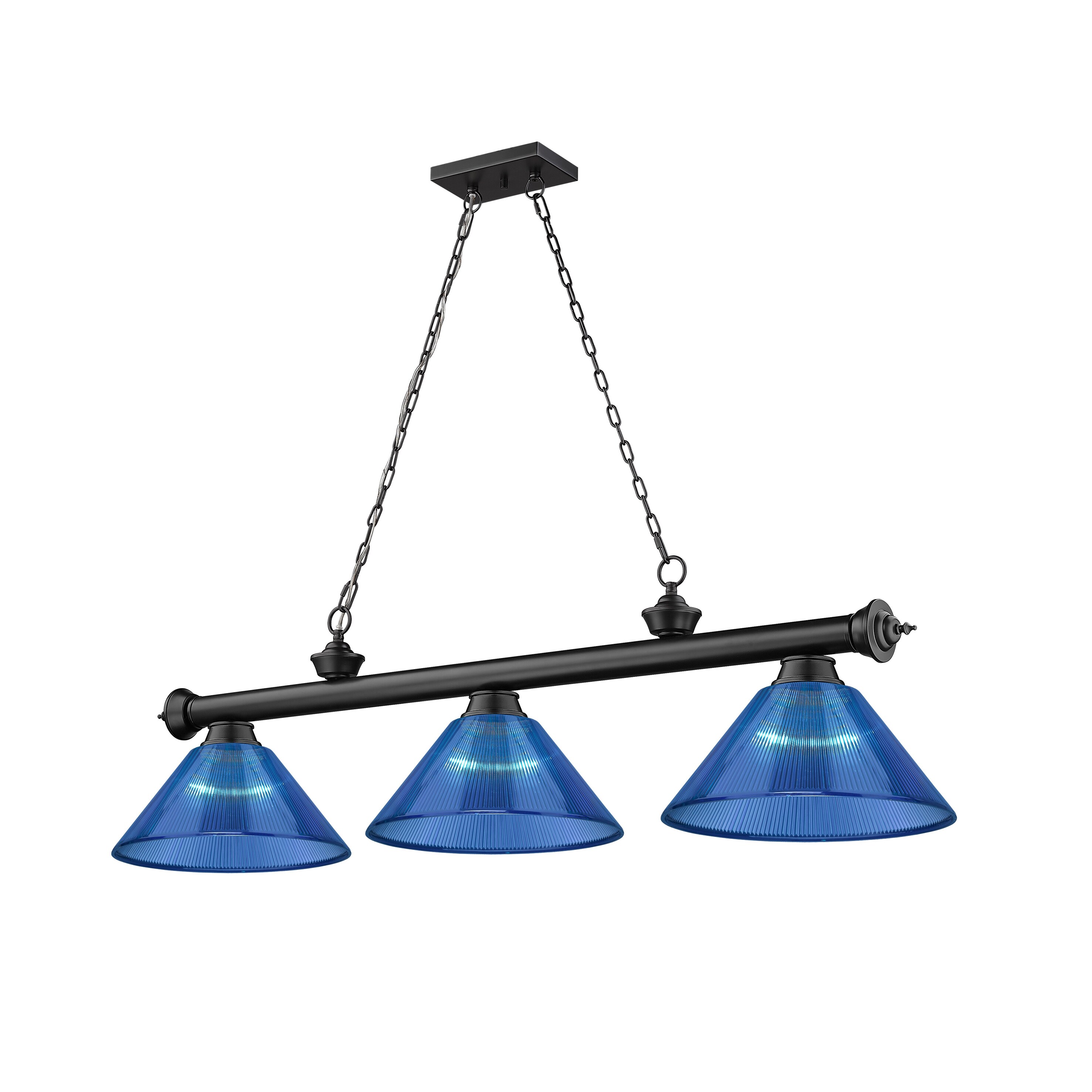 Cordon 3 Light Billiard - Matte Black - Mycitystee