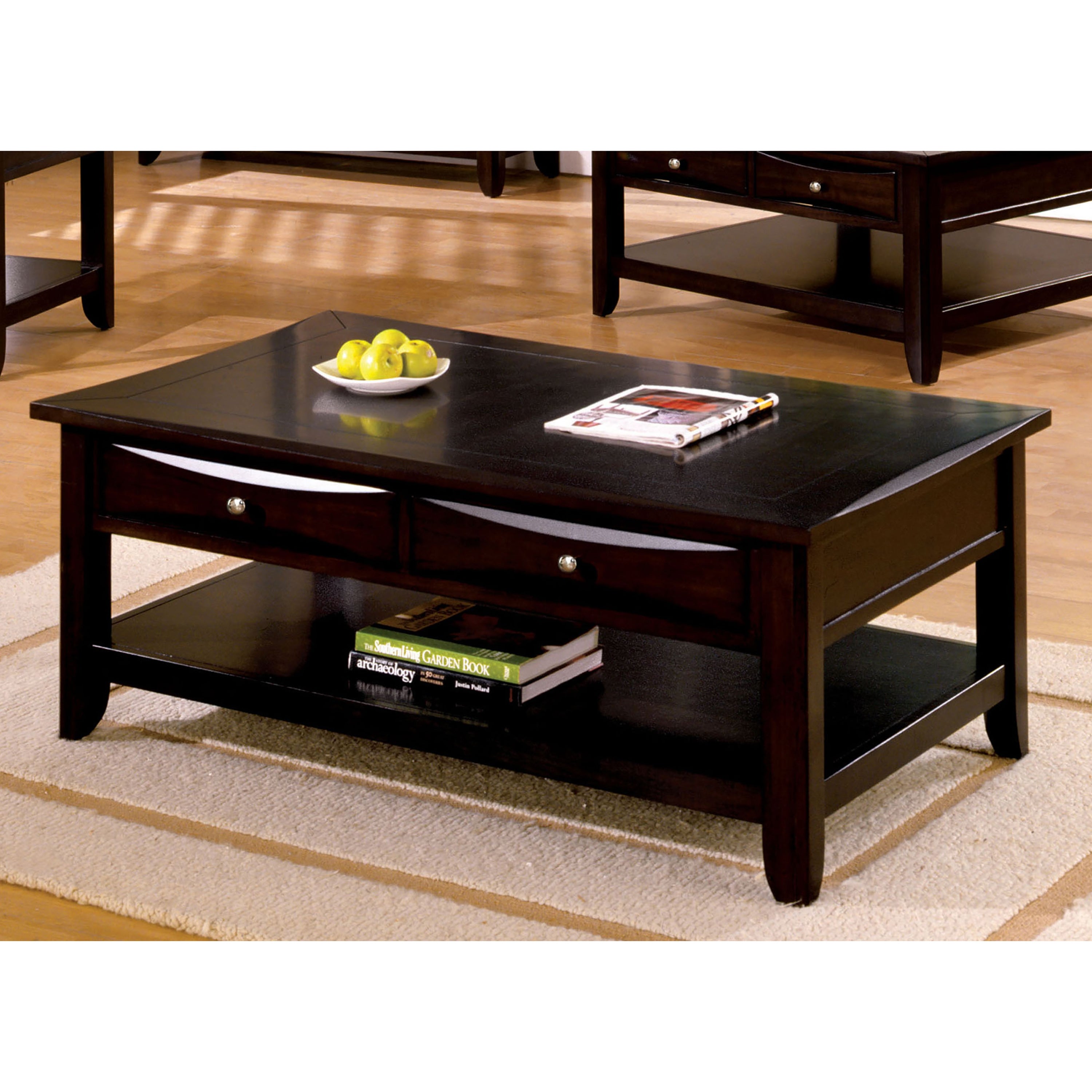 Furniture of America Bolt Transitional Espresso 50-inch Coffee Table - Mycitystee