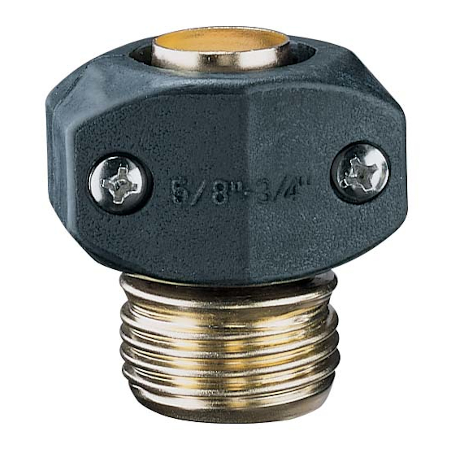 Gilmour Nelson 5/8-3/4 in. Brass Male Hose Repair - Mycitystee