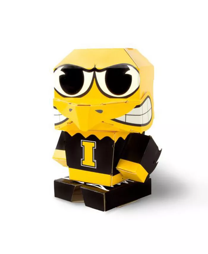 Cubles U of Iowa HerkyBuild Your Own 3D Product FiguresA Sturdy No Glue No Scissors Activity - Mycitystee