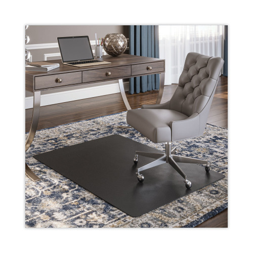 Deflecto SuperMat Frequent Use Chair Mat for Medium Pile Carpet， 45 x 53， Rectangular， Black (CM14242BLK) - Mycitystee