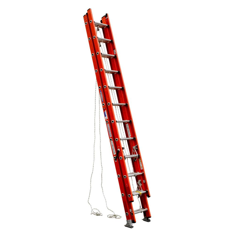 32Ft Type 1A Fiberglass D-Rung Extension Ladder - Mycitystee